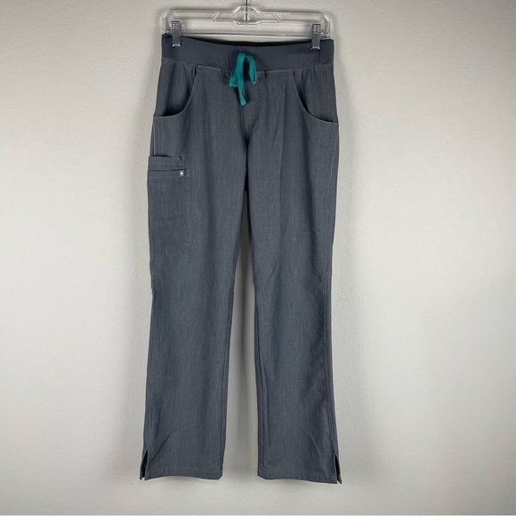 Figs Graphite Gray Cargo Scrub Medical Pants - Picture 1 of 9